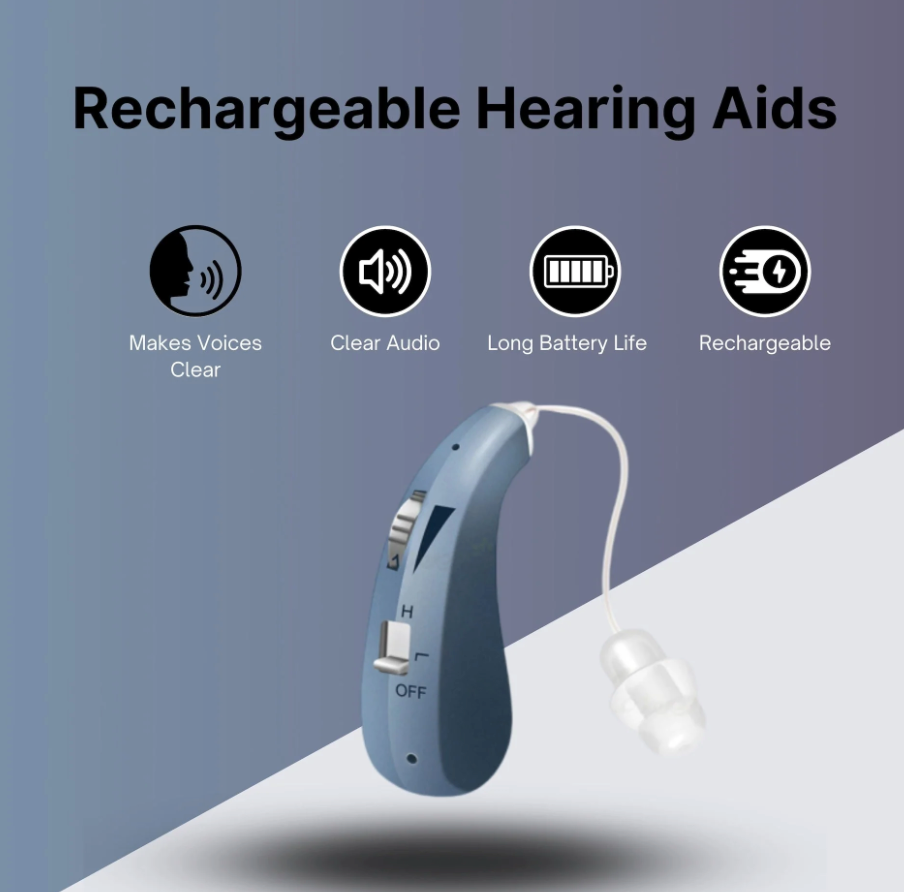 Hearing Aids Rechargeable(Pair of 2)